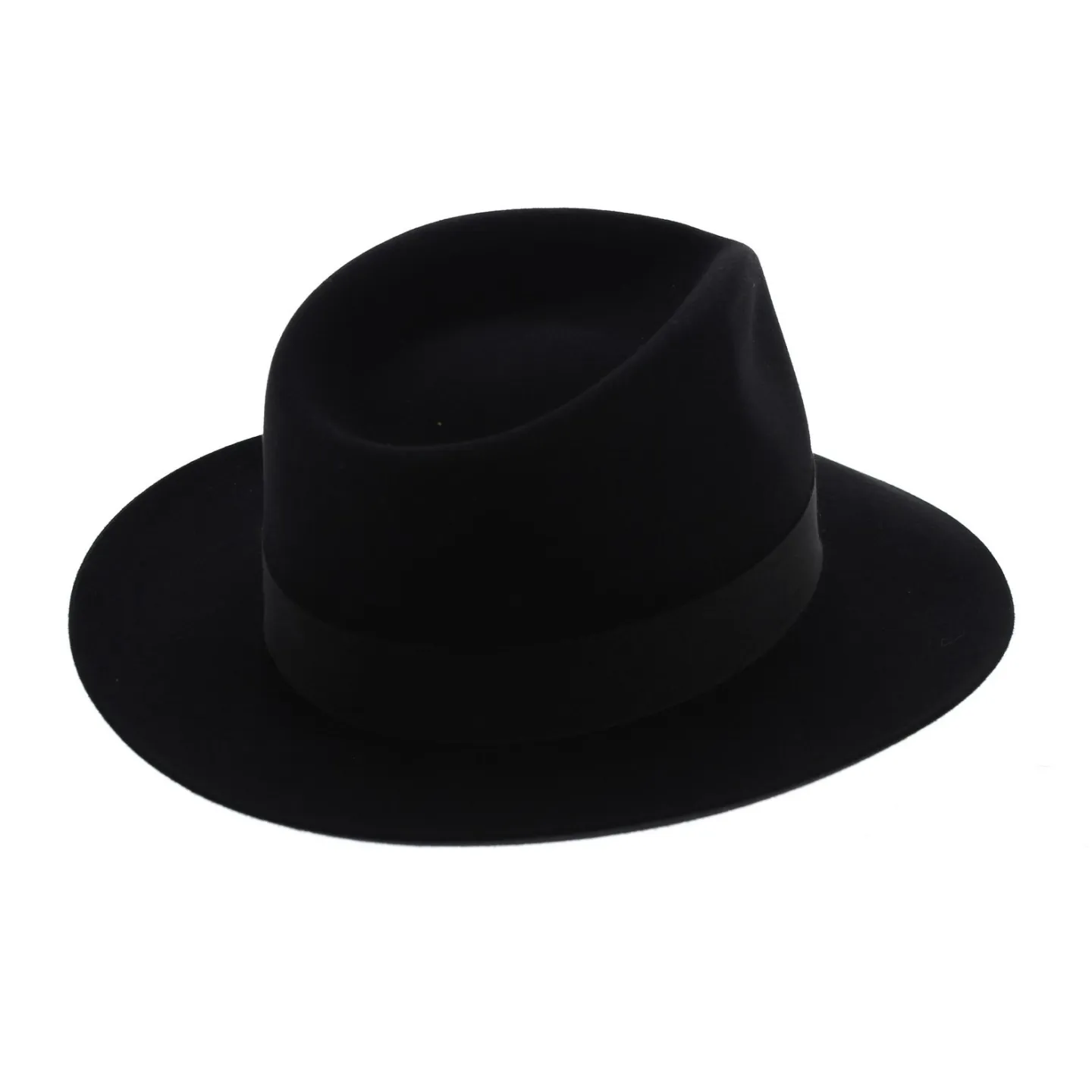 Chapeau Fédora Feutre poil de lapin Noir - Traclet Reference : 6390 | Chapellerie Traclet