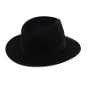 Chapeau Fédora Feutre poil de lapin Noir - Traclet Reference : 6390 | Chapellerie Traclet