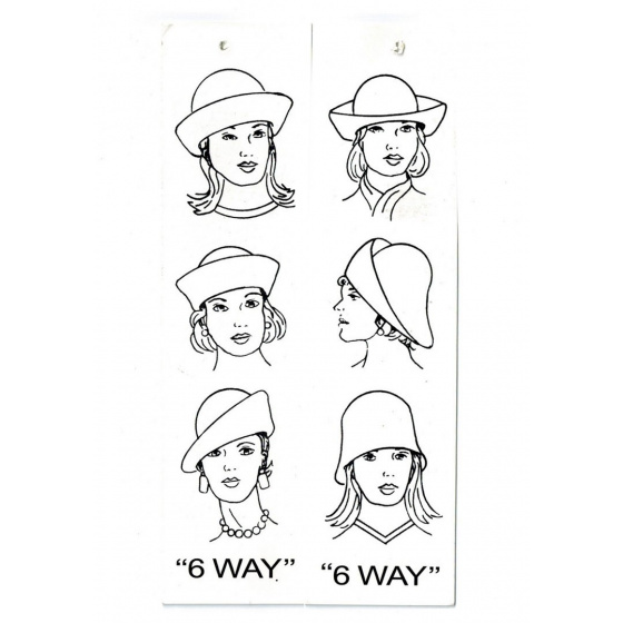 Multi-Shape Wool Felt Cloche Hat Black - Scala