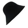 Chapeau Cloche Multi-Formes Feutre laine Noir - Scala Reference : 6391 | Chapellerie Traclet