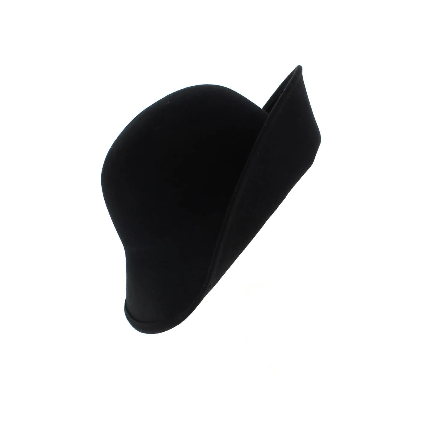 Chapeau Cloche Multi-Formes Feutre laine Noir - Scala Reference : 6391 | Chapellerie Traclet