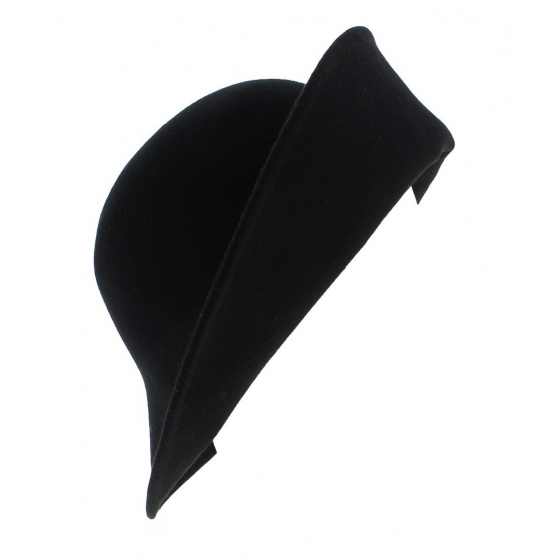 Chapeau Cloche Multi-Formes Feutre laine Noir - Scala Chapeau Cloche Multi-Formes Feutre laine Noir - Scala