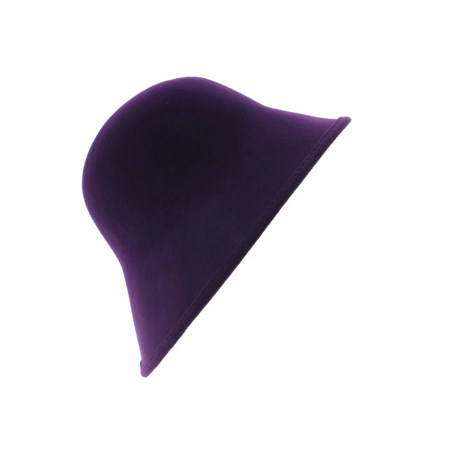 Chapeau Cloche Multi-Formes Feutre laine Prune - Scala Reference : 6394 | Chapellerie Traclet