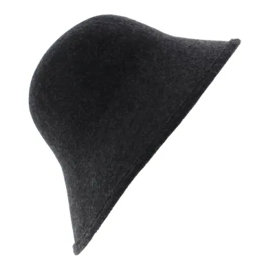 Chapeau Cloche Feutre laine Anthracite - Scala Reference : 6395 | Chapellerie Traclet