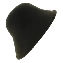Chapeau Cloche Multi-Formes Feutre laine Olive - Scala Reference : 6396 | Chapellerie Traclet