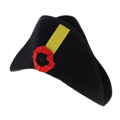 Bicorne 1er Empire feutre laine noir - Traclet Reference : 6405 | Chapellerie Traclet