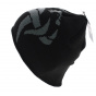 Official FFF short beanie in black with gray acrylic rooster