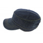 Army Cap Dirty Denim Faded Jean - Atlantis