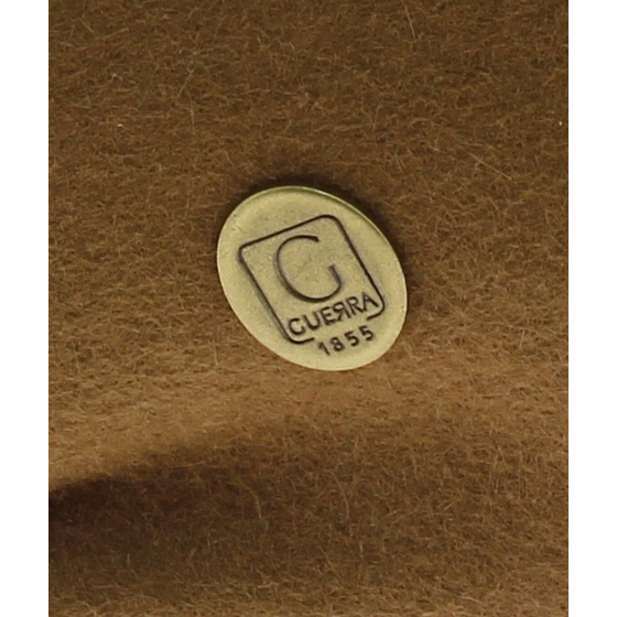 Curved Fur Felt Cap Camel - Guerra