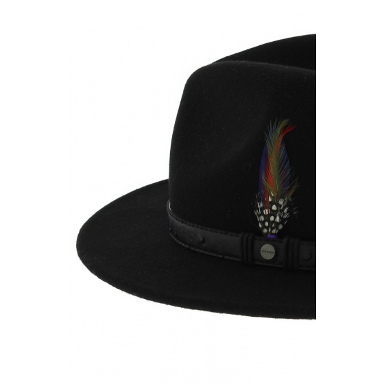 Stetson Traveler Hat - Pitman black Stetson Traveler Hat - Pitman black
