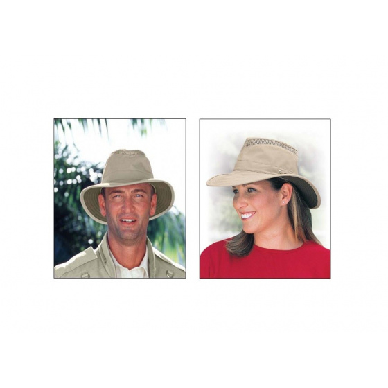Tilley LTM6 AIRFLO® Khaki Traveller Hat UPF 50+