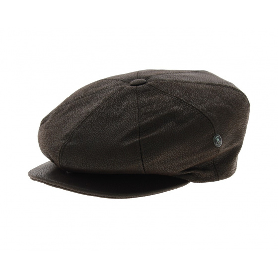 Newsboy Cap - Many Antic Leather brown