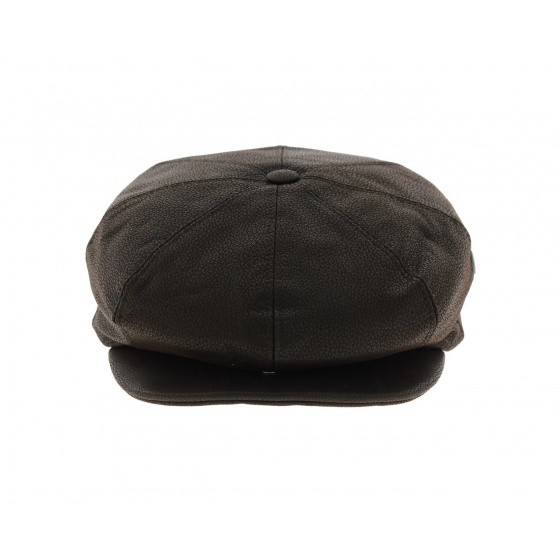 Casquette Gavroche - Many Antic Leather marron