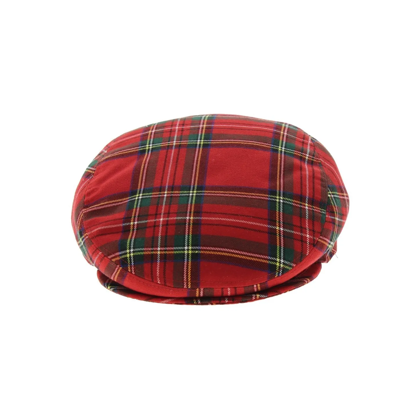 Flat Cap - Red Tartan Reference: 5460 | Chapellerie Traclet