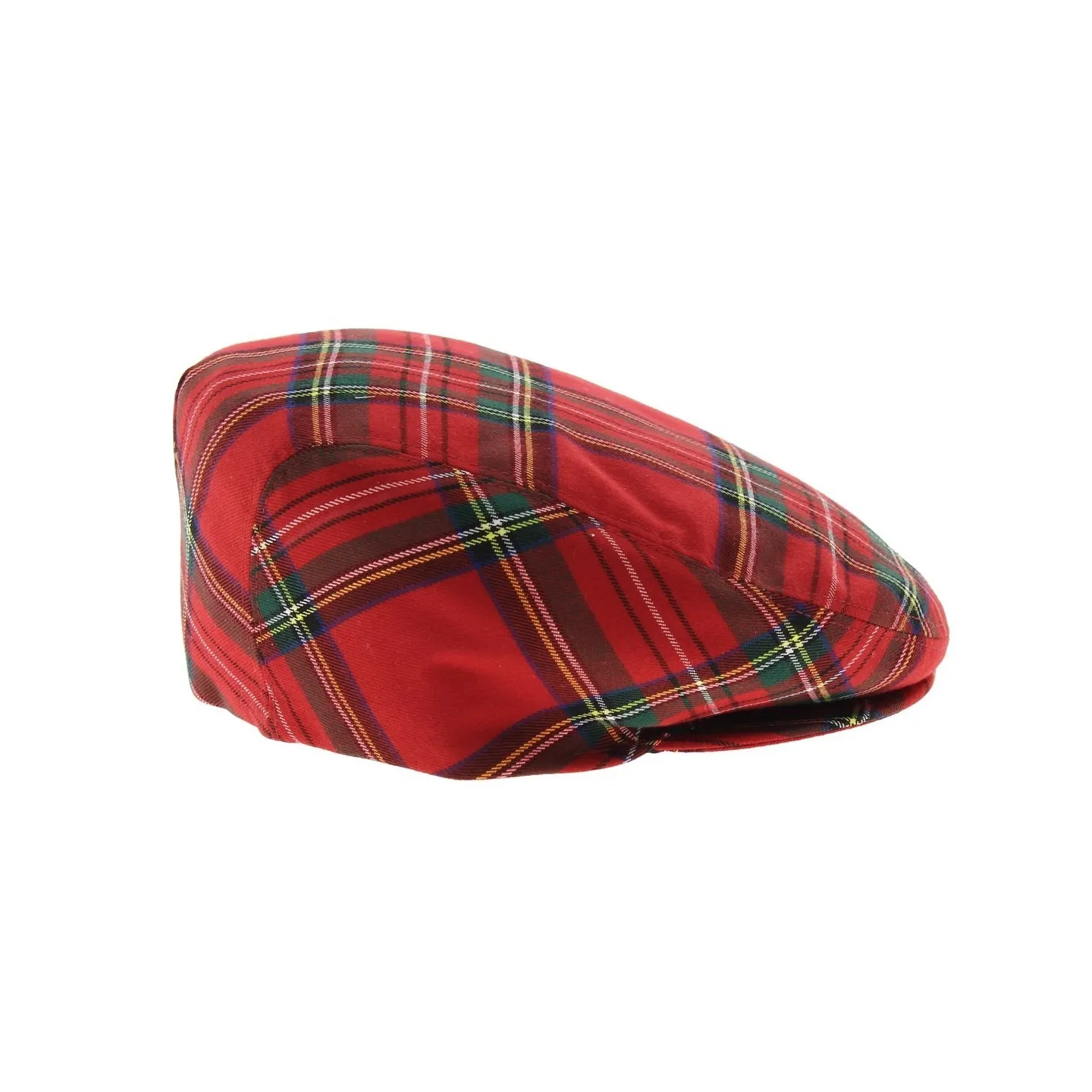 Flat Cap - Red Tartan Reference: 5460 | Chapellerie Traclet