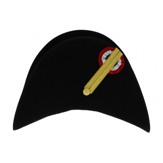 Bicorne claque d'officier Pharmacien