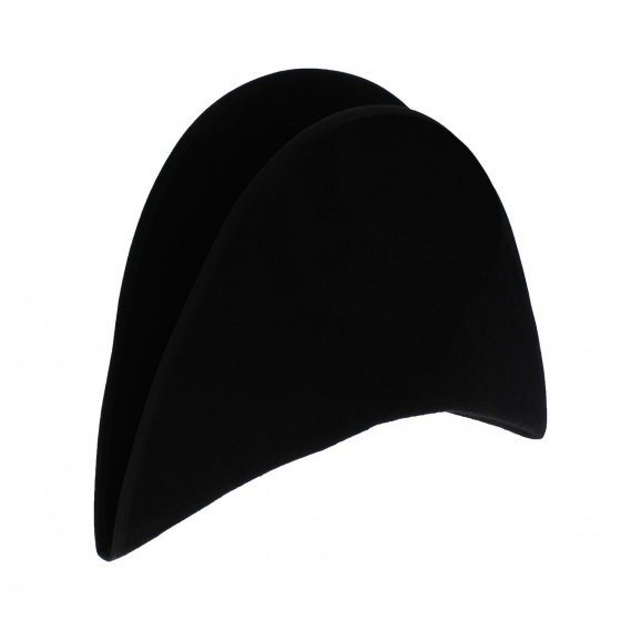 Wool Felt Collapsible Bicorn Made In France - Traclet Wool Felt Collapsible Bicorn Made In France - Traclet