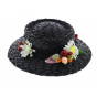 Mary Poppins Straw Hat Synthetic Black - Traclet