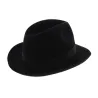 Chapeau Feutre Poil de Castor Noir Beaver - Borsalino Reference : 6425 | Chapellerie Traclet