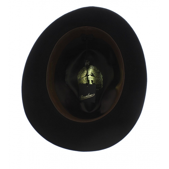Chapeau Feutre Poil de Castor Noir Beaver - Borsalino