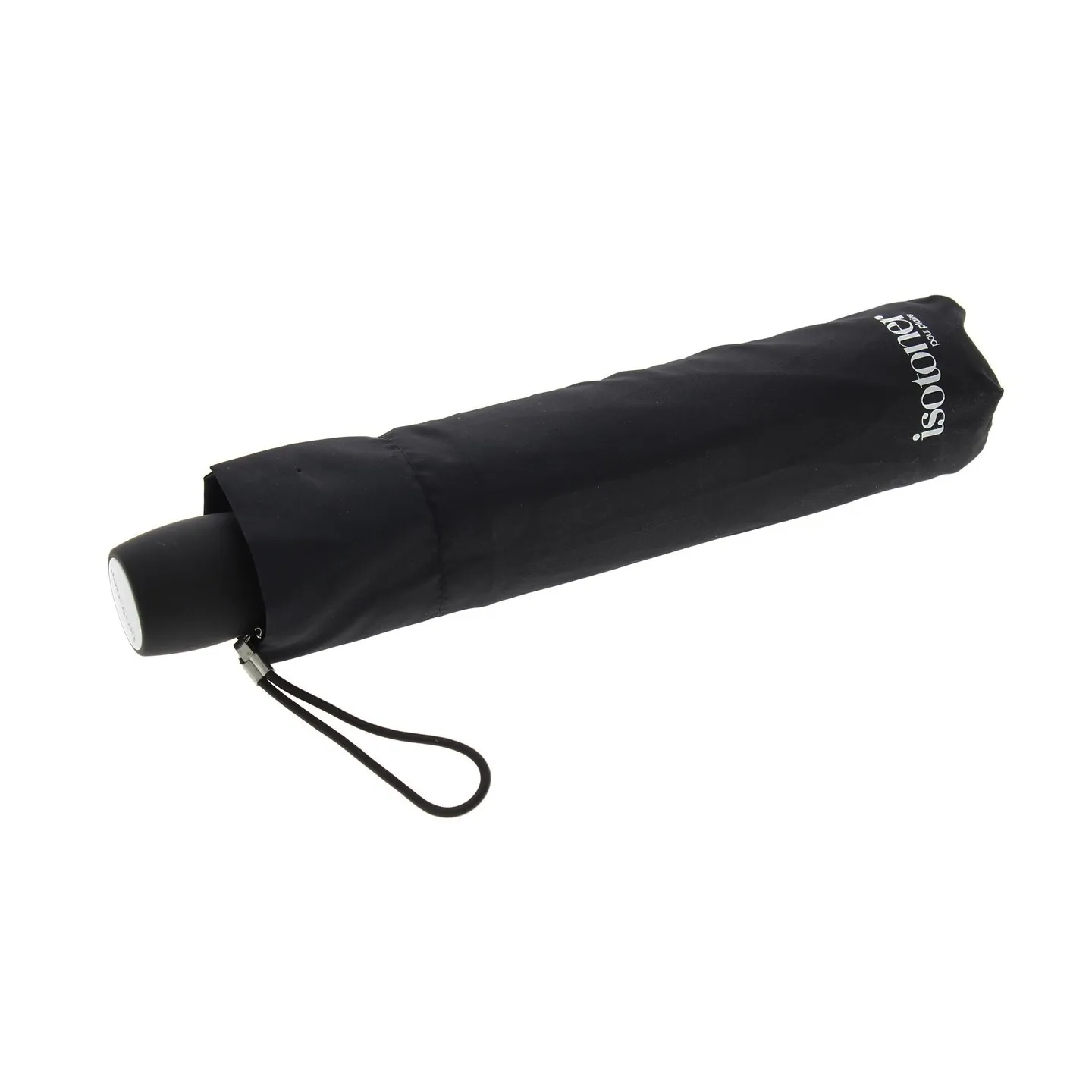 Isotoner Ultra-Slim Umbrella - Black - Traclet Boutique Reference: 6432 | Chapellerie Traclet