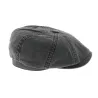 Casquette Hatteras coton biologique noir - Stetson Reference : 2114 | Chapellerie Traclet