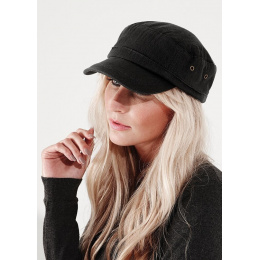 Casquette Army Abrams Chevronnée Noir