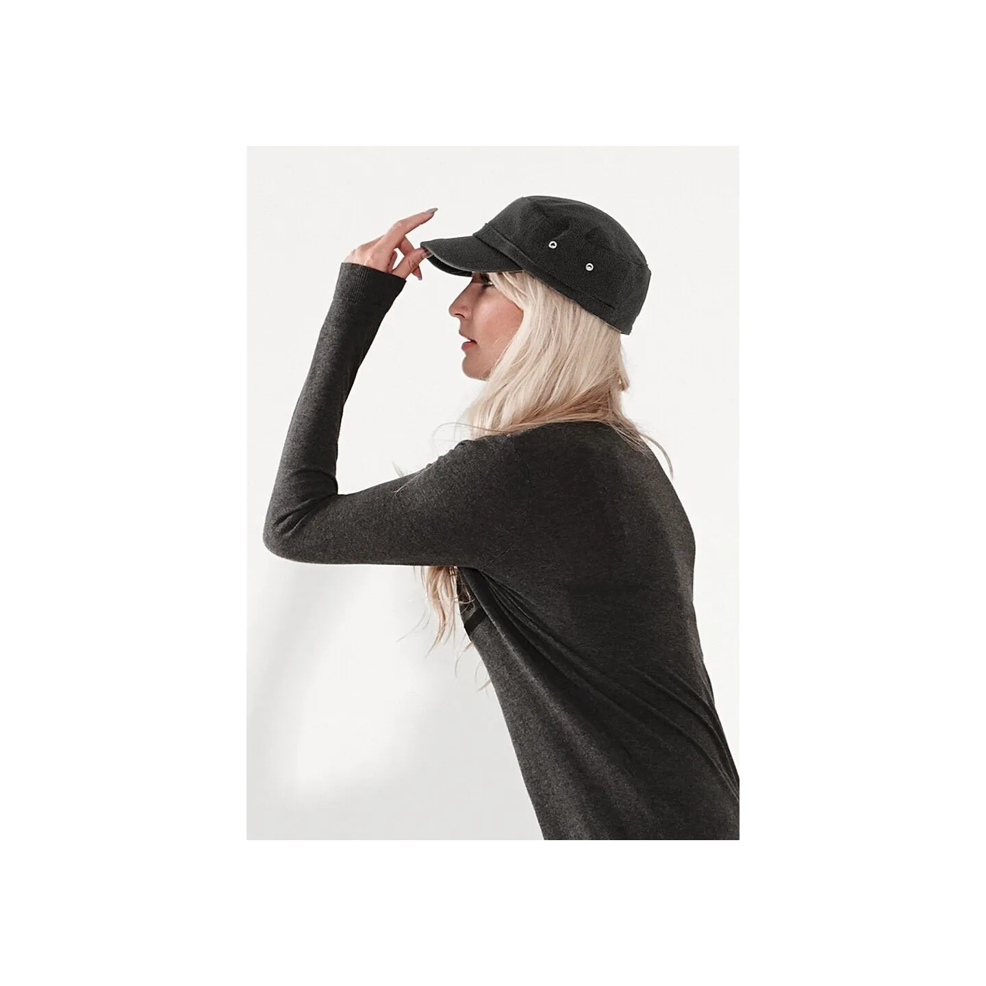 Casquette urban Beechfield - Coton noir Reference : 2140 | Chapellerie Traclet