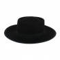 Black Felt Auvergnat Hat