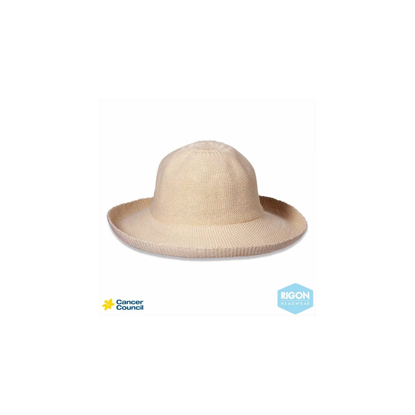 Beige Polyester Breton Hat - Rigon Headwear Reference: 6539 | Chapellerie Traclet