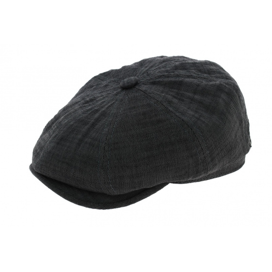 Metallic Gray Hatteras Fairbank Cap - Stetson