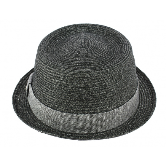 Chapeau Porkpie Robston Toyo Anthracite - Stetson