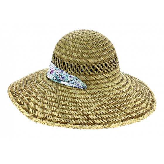 Capeline Tropicale Paille Naturel - Dorfman Pacific Capeline Tropicale Paille Naturel - Dorfman Pacific