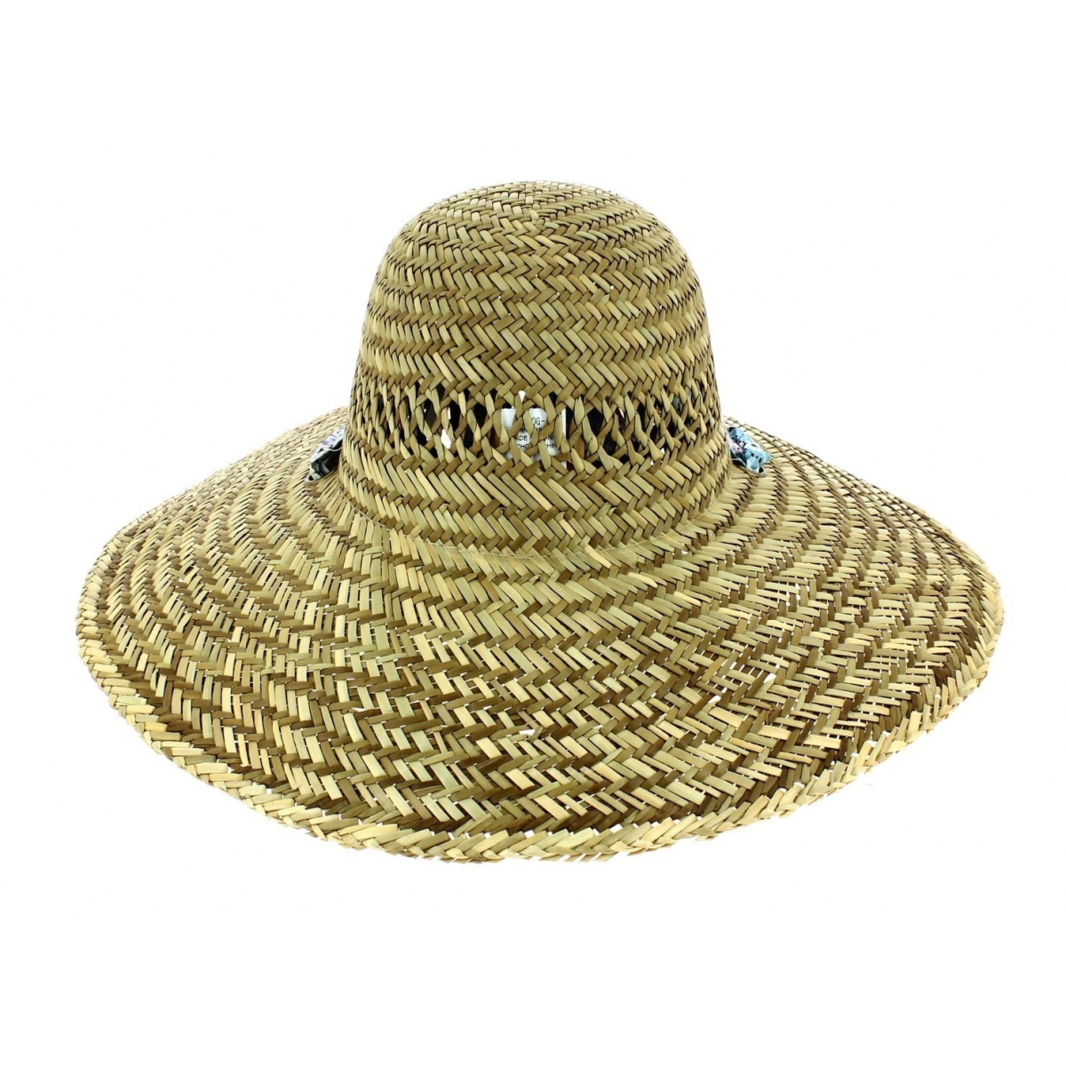 Tropical Natural Straw floppy hat - Dorfman Pacific Reference : 6566 ...