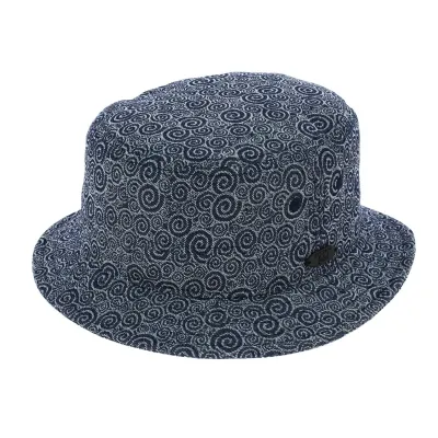Stetson Blue Stonegate Ornament Cotton Bucket Hat Reference: 6572 | Traclet Hat Shop