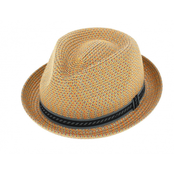 Multicolored Trilby / Porkpie Mannes Hat - Bailey