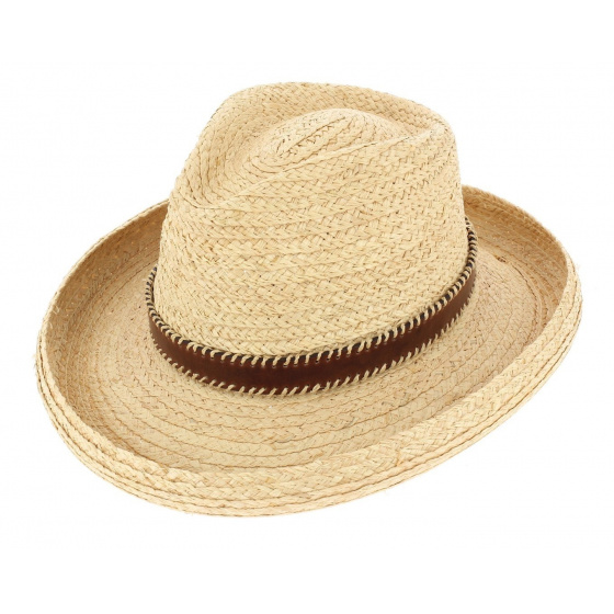 Natural Raffia Cowboy Hat - John Callanan