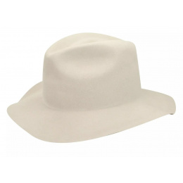 Beige Wool Felt Traveller Inglis Hat - Bailey