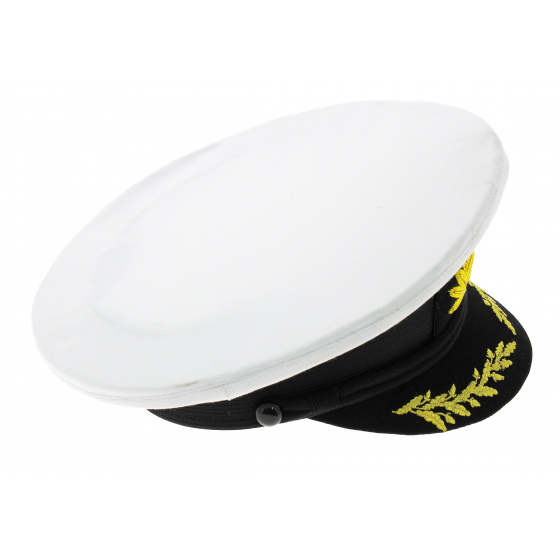 White Captain Cap - Traclet White Captain Cap - Traclet