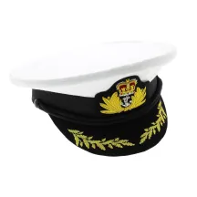 Casquette Capitaine Blanc - Traclet Reference : 6596 | Chapellerie Traclet