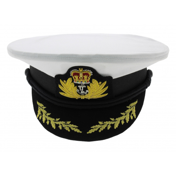 White Captain Cap - Traclet White Captain Cap - Traclet