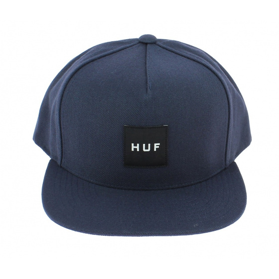 HUF Navy Blue Snapback Box Cap