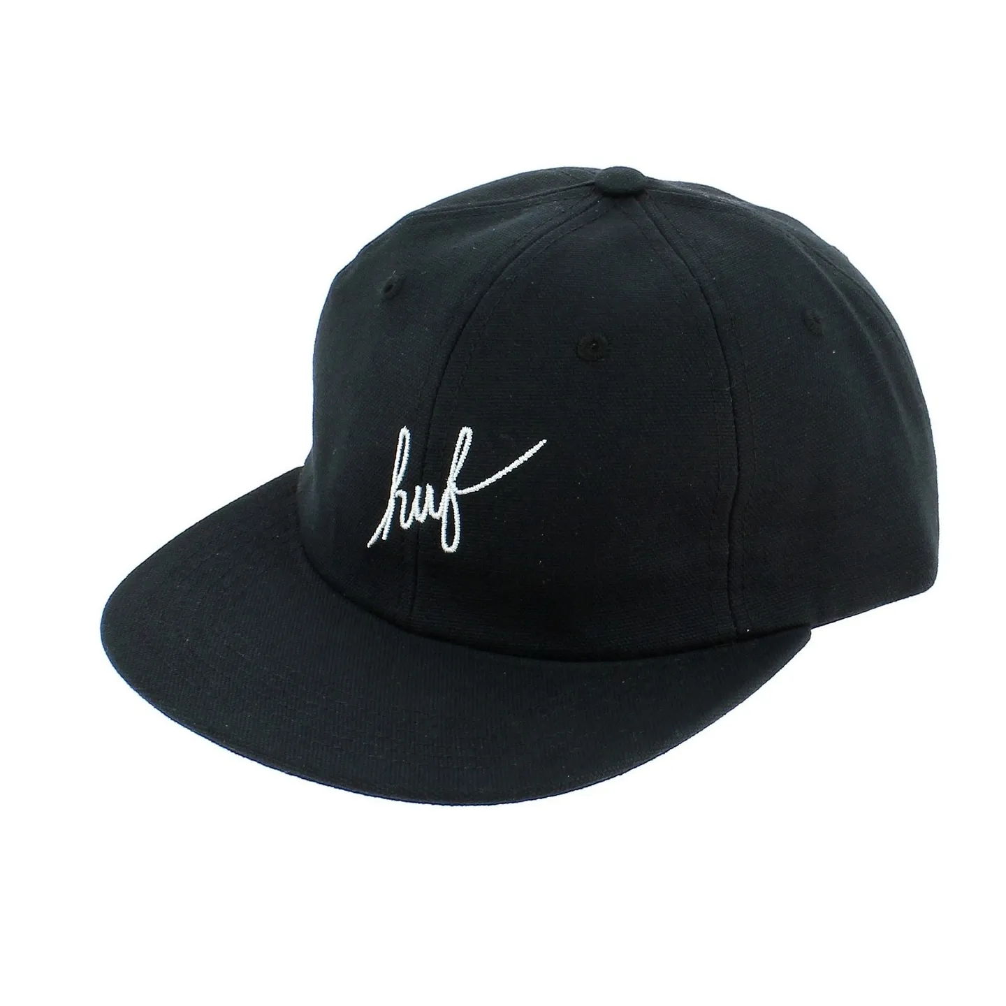 Casquette Stapback Script Coton Noir - Huf  Reference : 6612 | Chapellerie Traclet