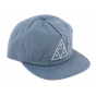 Sky Blue Cotton Triangle Snapback Cap - Huf