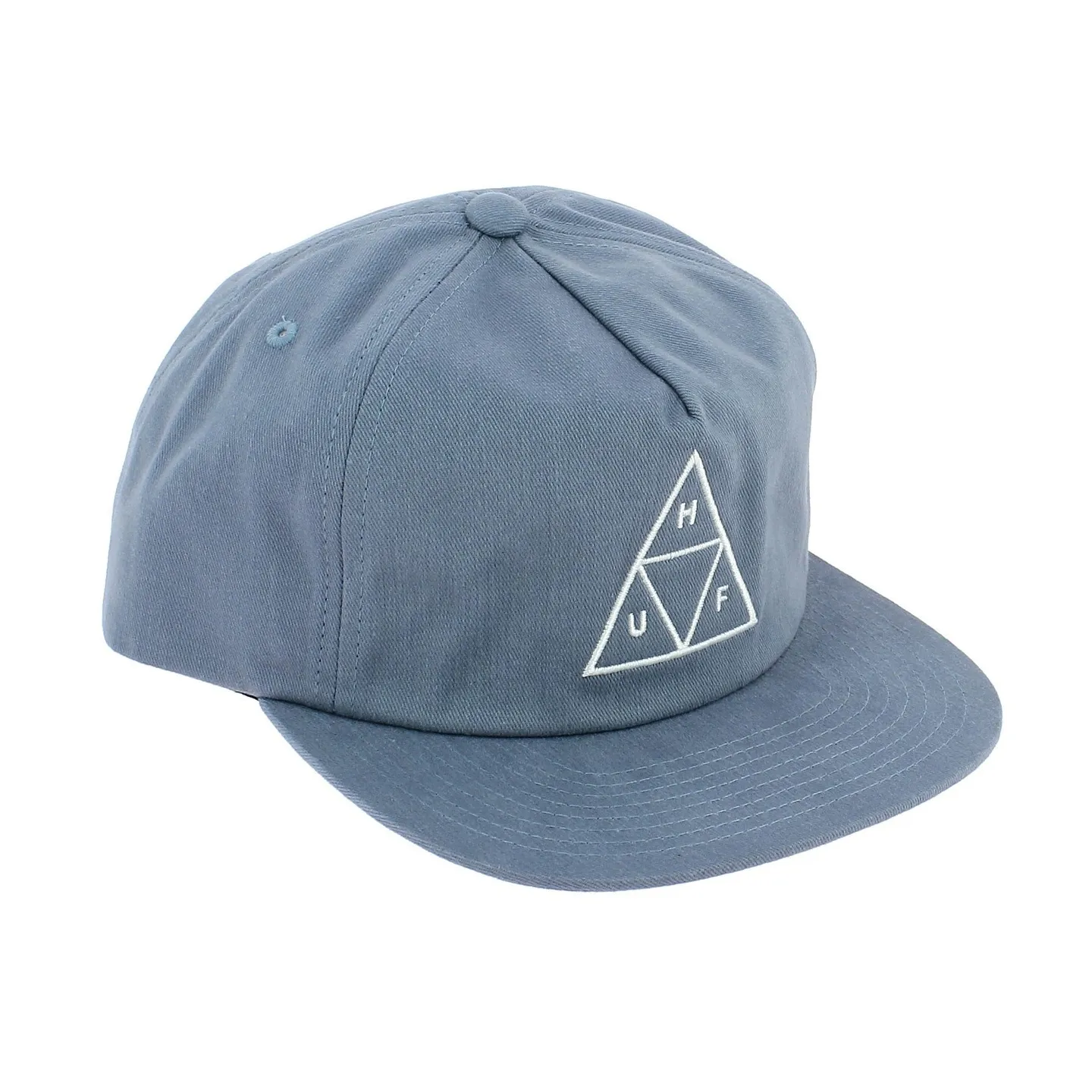 Casquette Snapback Triangle Coton Bleu-Ciel - Huf Reference : 6613 | Chapellerie Traclet