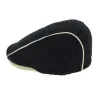 Casquette 507 Vintage Noir / Beige - Kangol Reference : 6617 | Chapellerie Traclet