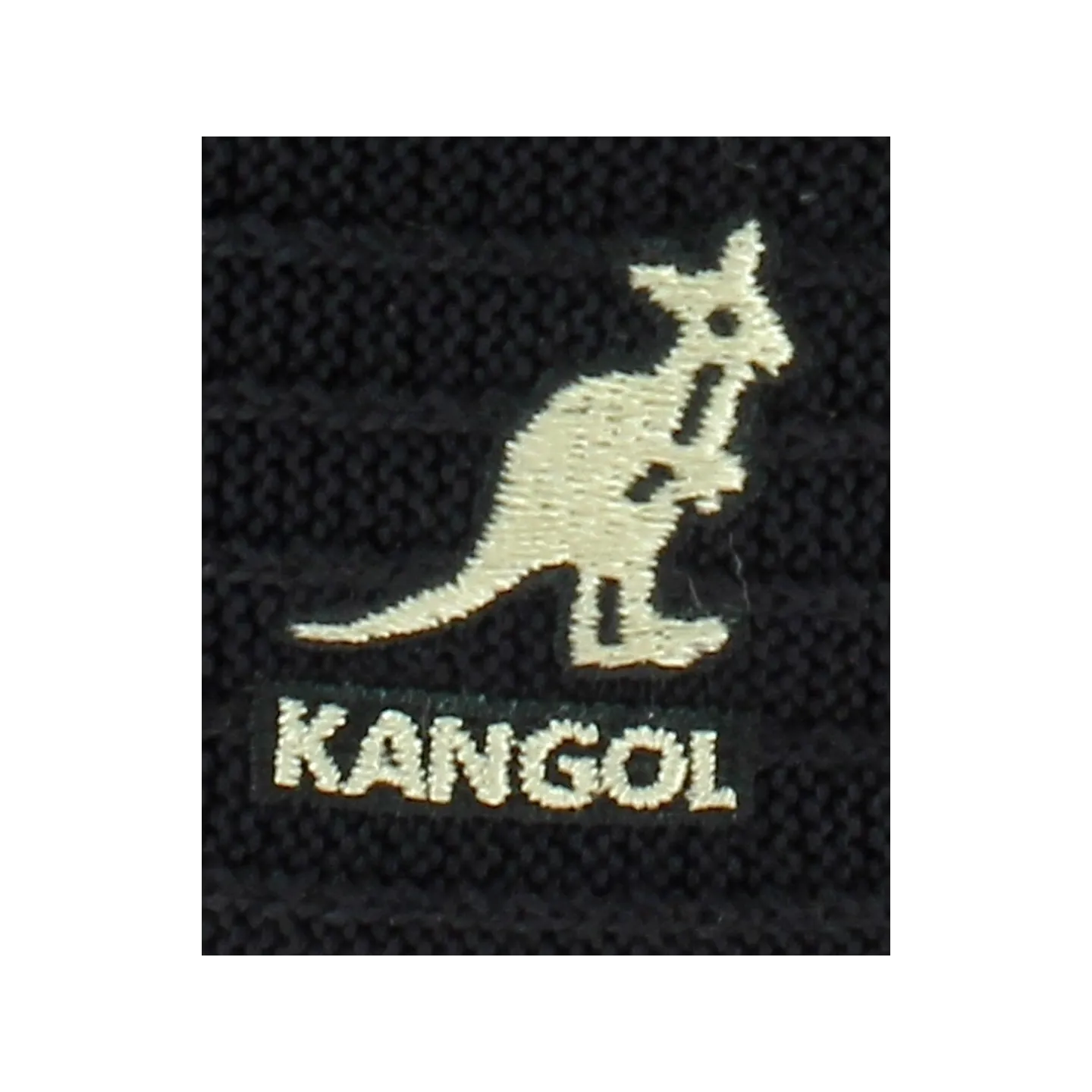 Casquette 507 Vintage Noir / Beige - Kangol Reference : 6617 | Chapellerie Traclet