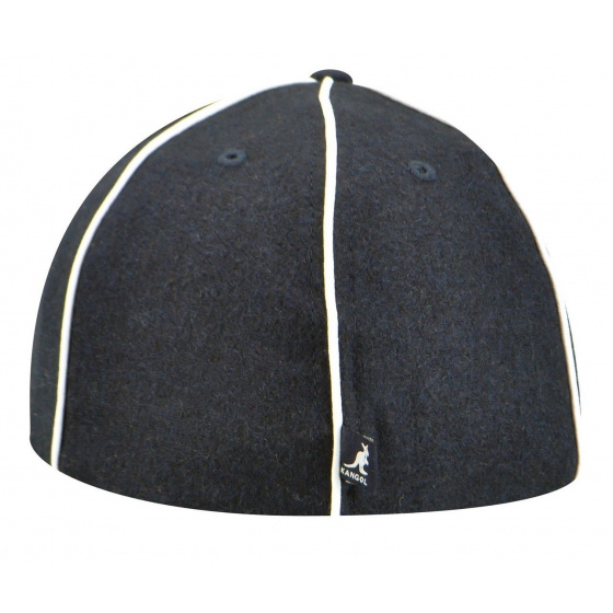 Vintage 8 Panel Navy Blue Wool Cap - Kangol Vintage 8 Panel Navy Blue Wool Cap - Kangol