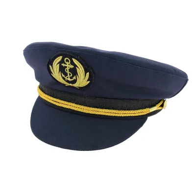 Haddock Sailor Commodore Navy Blue Cap Reference: 6642 | Traclet Hat Shop