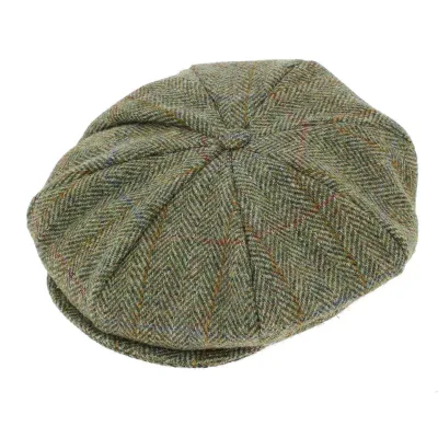 Casquette Irlandaise Moher Laine Vert - Hanna Hats Reference : 6645 | Chapellerie Traclet